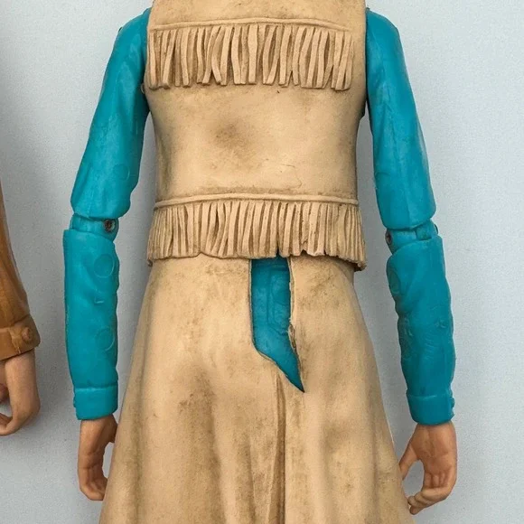 Vintage Marx Toys Johnny West and Jane West 11" Action Figure Set 1960s Western - Picture 10 of 10